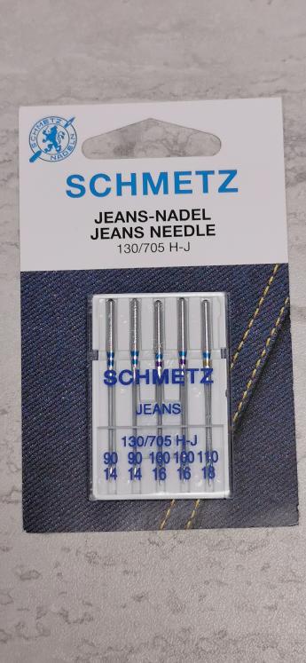 Aiguilles schmetz jeans 130705HJ taille 90 100 110 par 5
