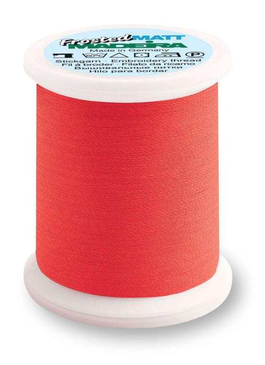FIL MADEIRA FROSTED MATT - Corail fluo - col.7908