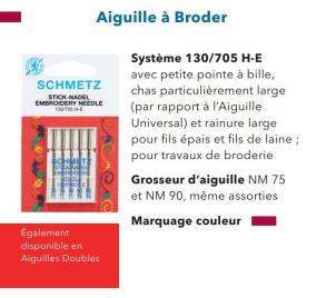 Aiguille Broderie